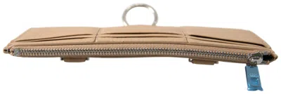 Dolce & Gabbana Beige Leather Shoulder Cardholder Shoulder Strap Wallet In Beige