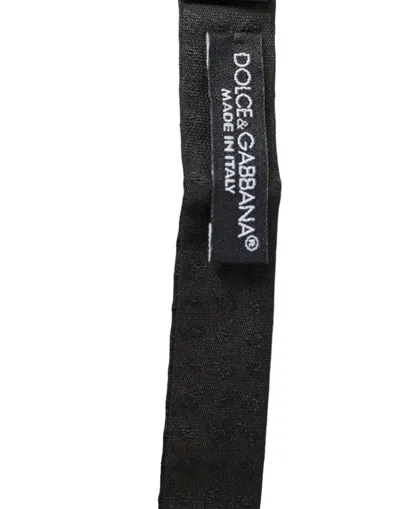 Dolce & Gabbana Elegant Brown Fantasy Silk Bow Men's Tie In Brown