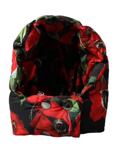 Dolce & Gabbana Multicolor Anemone Whole Head Wrap Hat In Multicolor