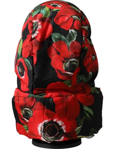 Dolce & Gabbana Multicolor Anemone Whole Head Wrap Hat In Multicolor