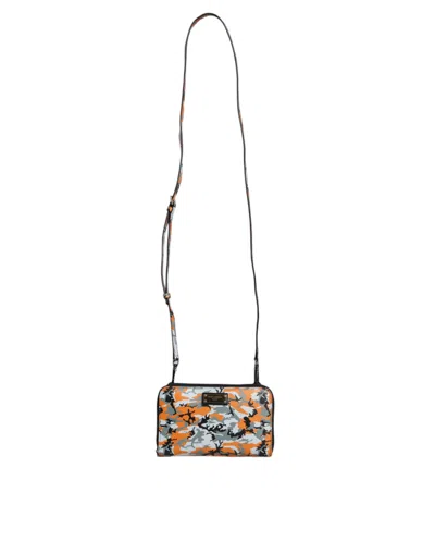 Dolce & Gabbana Multicolor Camouflage Leather Purse Cross Body Women's Bag In Multicolor