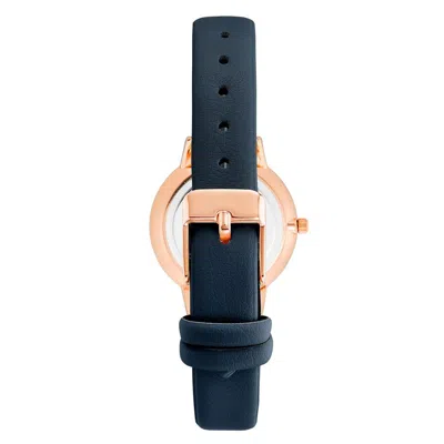 Juicy Couture Rose Gold Women Watch In Blue
