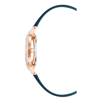 Juicy Couture Rose Gold Women Watch In Blue