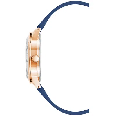 Juicy Couture Rose Gold Women Watch In Blue