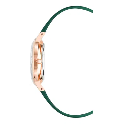 Juicy Couture Rose Gold Women Watch In Green