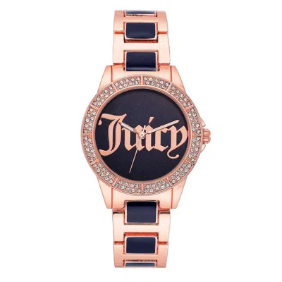Juicy Couture Rose Gold Women Watch In Multicolor