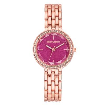 Juicy Couture Rose Gold Women Watch In Multicolor