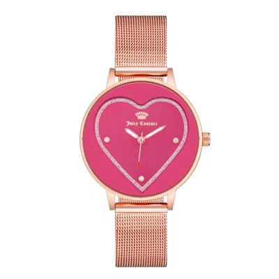 Juicy Couture Rose Gold Women Watch In Multicolor