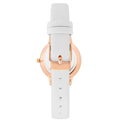Juicy Couture Rose Gold Women Watch In White
