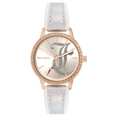 Juicy Couture Rose Gold Women Watch In White