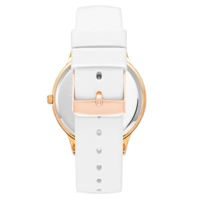 Juicy Couture Rose Gold Women Watch In White