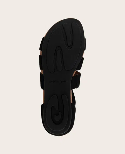 Gentle Souls - Lennon Nubuck Fisherman Sandal In Black Nubuck
