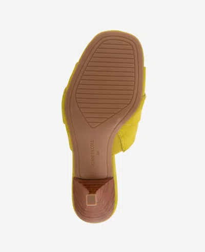 Kenneth Cole Valentina Sandal In Chartreuse Suede