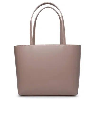 Dolce & Gabbana Small 'dg' Shopping Bag In Powder Calf Lear