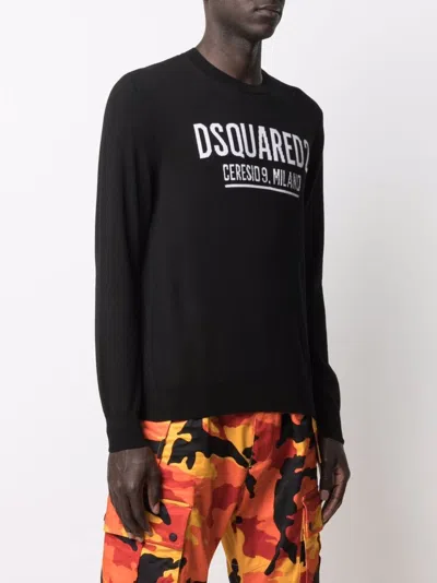 Dsquared2 Virgin Wool Lightweight Crew-neck Sweater