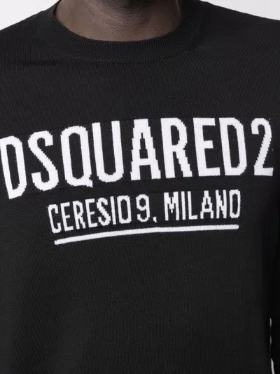 Dsquared2 Virgin Wool Lightweight Crew-neck Sweater