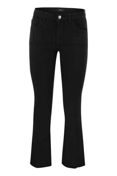 Fay Jeans Boot-cut - Azul In Black