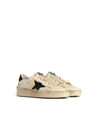 Golden Goose White Stardan Leather Sneakers