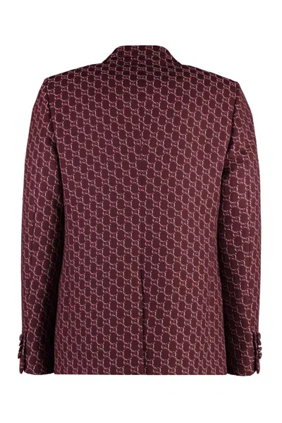 GUCCI GUCCI DOUBLE-BREASTED WOOL JACKET 