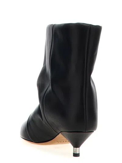 Isabel Marant Cone Heel 'ebbi' Ankle Boots In Black