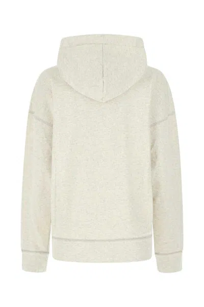 Isabel Marant Étoile Isabel Marant Etoile Women Melange Ivory Cotton Blend Mansel Sweatshirt In Neutral