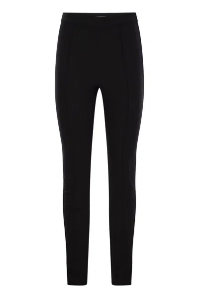 Moncler Women's Gabardine Trousers In Black