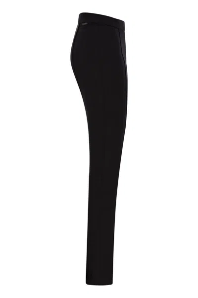 Moncler Women's Gabardine Trousers In Black