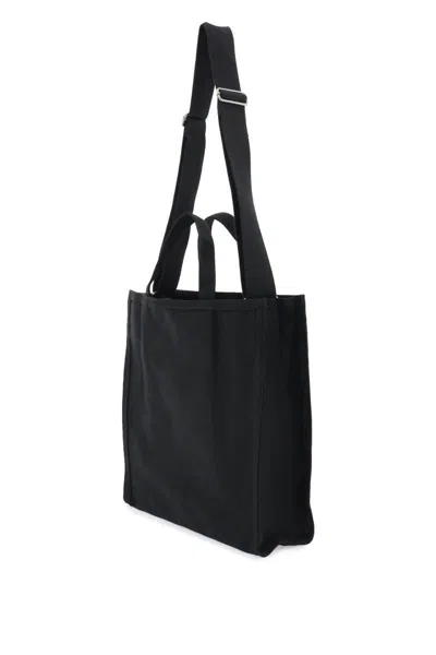 Apc Récupération Canvas Shopping Bag In Black