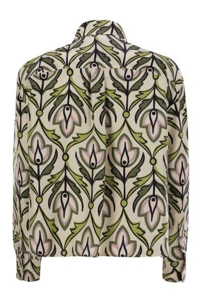 Weekend Max Mara Herno "a-shape Chamonix" Jacket In Green