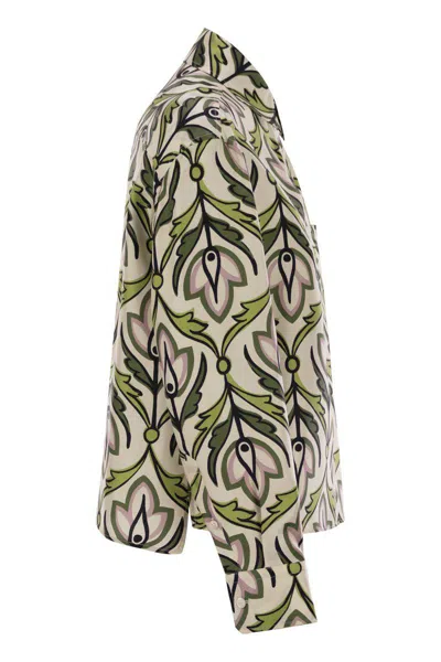 Weekend Max Mara Herno "a-shape Chamonix" Jacket In Green