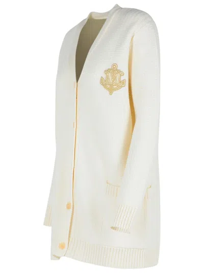 Max Mara 'wool Blend Cardigan Front Pockets'