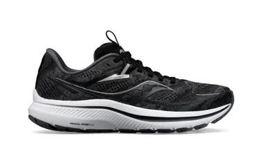 Saucony Women's Omni 21 Running Shoe In Black/white In Multi