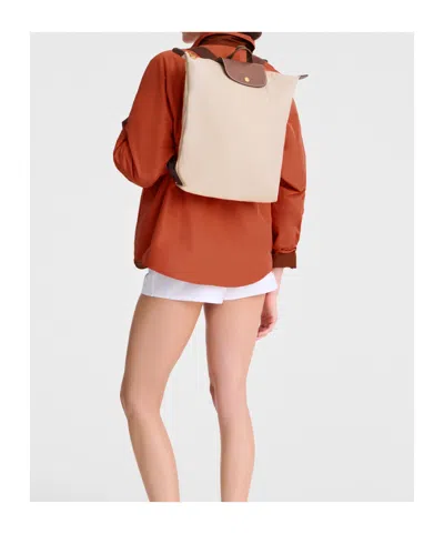 Longchamp Medium Le Pliage Backpack In Pink