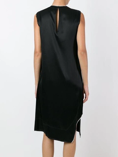 Shop Dkny Sleeveless Satin Dress