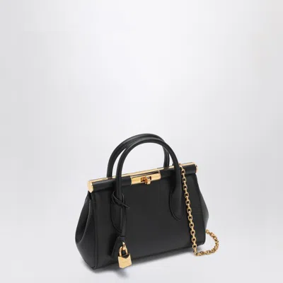 Dolce & Gabbana Small Black Marlene Handbag In Black