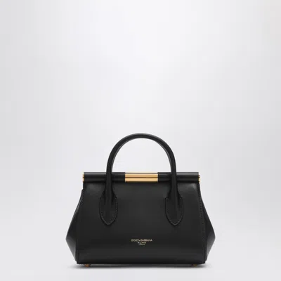 Dolce & Gabbana Small Black Marlene Handbag In Black