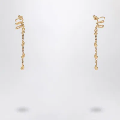 Chloé Iconic Dangling Earrings For Pierced Ears In Gold