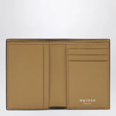 Alexander Mcqueen Alexander Mc Queen Black/tan Bi Fold Wallet In Black