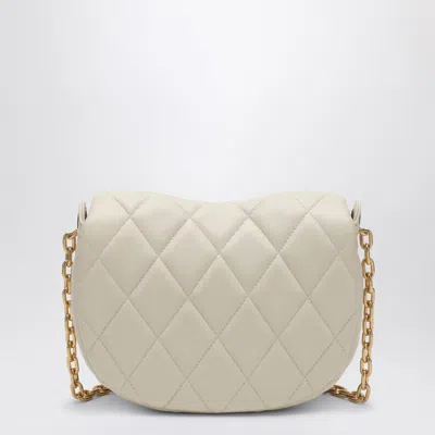 Burberry Small Rocking Horse Quilted Crossbody Bag In Beige