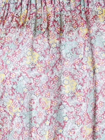 Shop Philosophy Di Lorenzo Serafini Floral Print Off-shoulder Dress