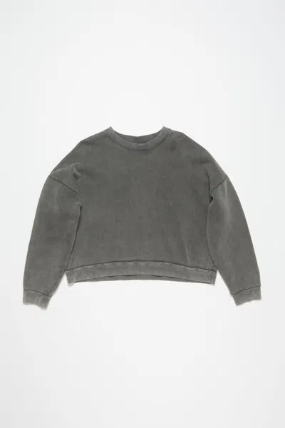 Acne Studios Black Garment-dyed Sweatshirt