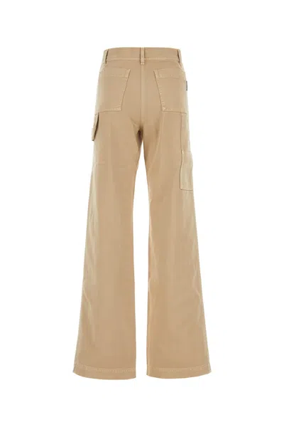Palm Angels Neutral Bull Cargo Jeans