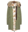 MR & MRS ITALY Fur-lined cotton parka