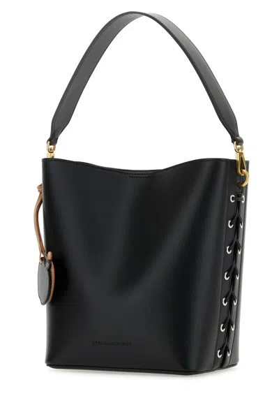 Stella Mccartney Women Black Alter Mat Frayme Bucket Bag