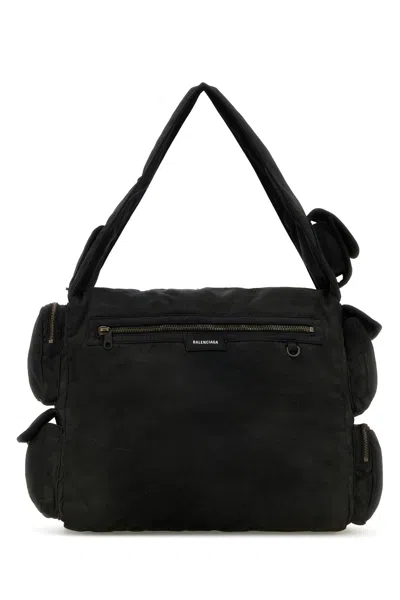 Balenciaga Superbusy Large Cracked-leather Tote Bag