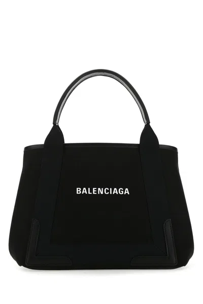 Balenciaga Borsa Cabas Navy Xs Da Donna In Nero