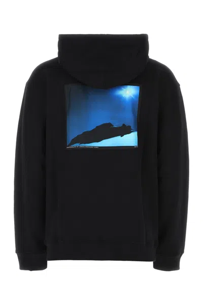 Oamc Black Cotton Oversize Sweatshirt