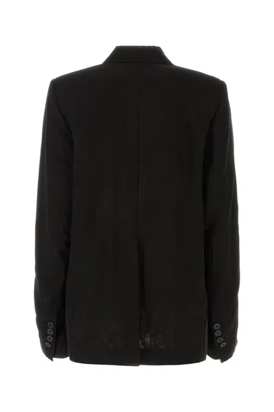 Ann Demeulemeester Black Sigle Breasted Blazer