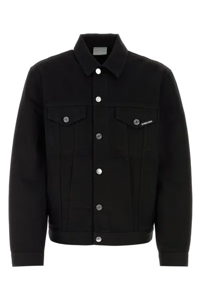 Vtmnts Four-pocket Stonewashed Denim Jacket