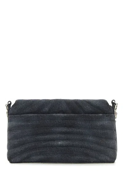 Givenchy Black Denim Medium 4g Soft Handbag